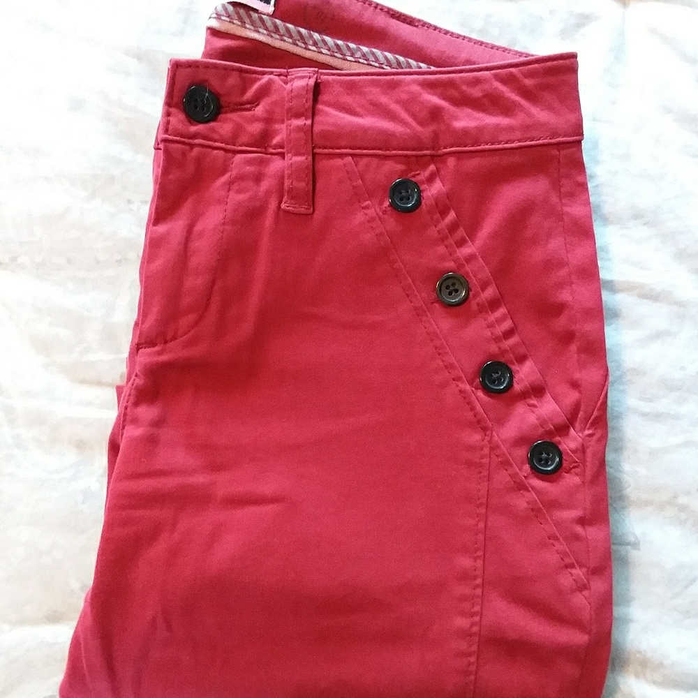 VGUC Anthropologie Red trouser pants size 4